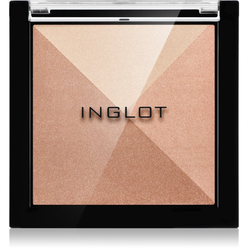 Inglot Multicolour System Highlighting & Bronzing Powder rozjasňující a bronzující paletka odstín 12 8,8 g