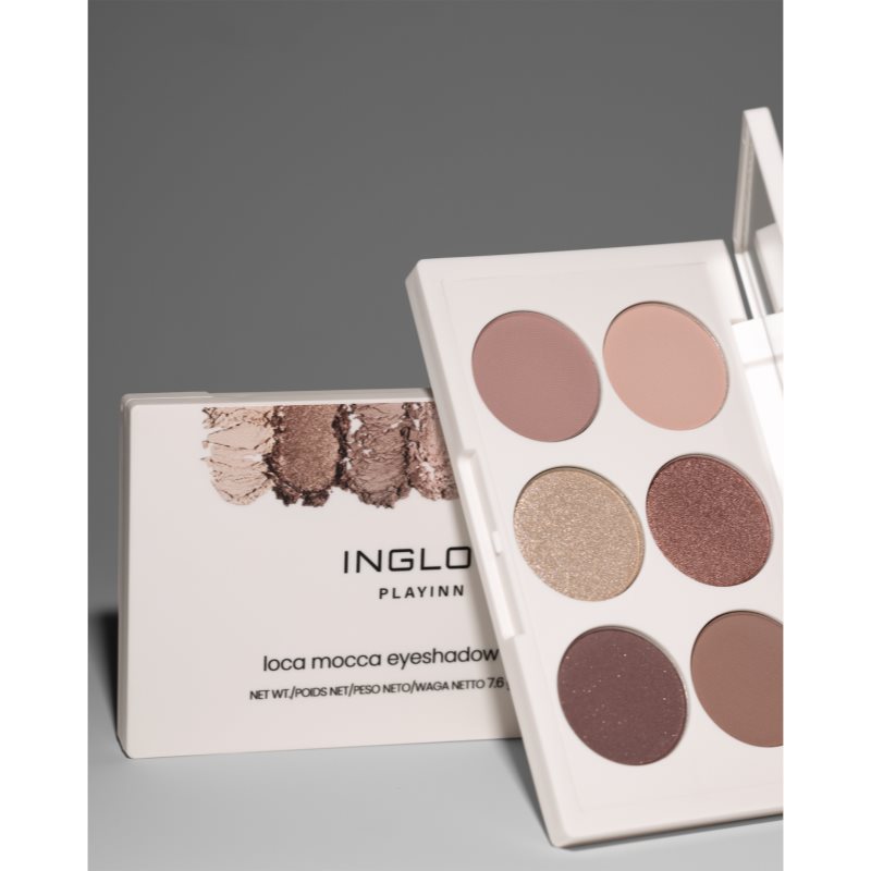 Inglot PlayInn Eyeshadow Palette paletka očných tieňov odtieň Loca Mocca 7.6 g