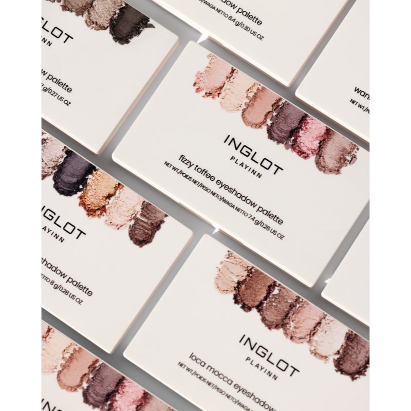 Inglot PlayInn Eyeshadow Palette paletka očných tieňov odtieň Loca Mocca 7.6 g