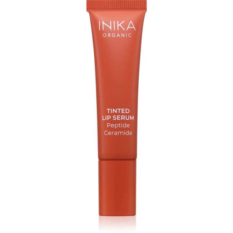 INIKA Organic Tinted Lip Serum Peptide + Ceramide siero colorato per le labbra colore Rosewood 10 ml