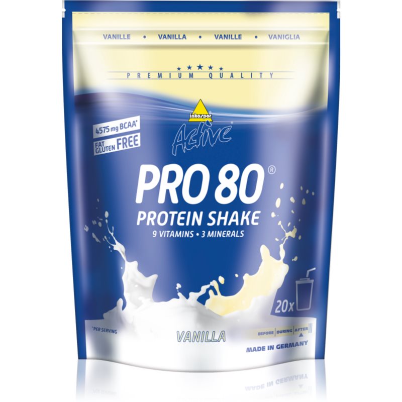 Inkospor Active PRO 80 prášok na prípravu nápoja s proteínom príchuť Vanilla 500 g