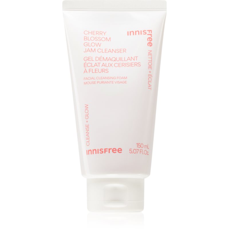 innisfree Cherry Blossom Glow Jam Cleanser hydratačný čistiaci gél pre rozjasnenie pleti 150 ml