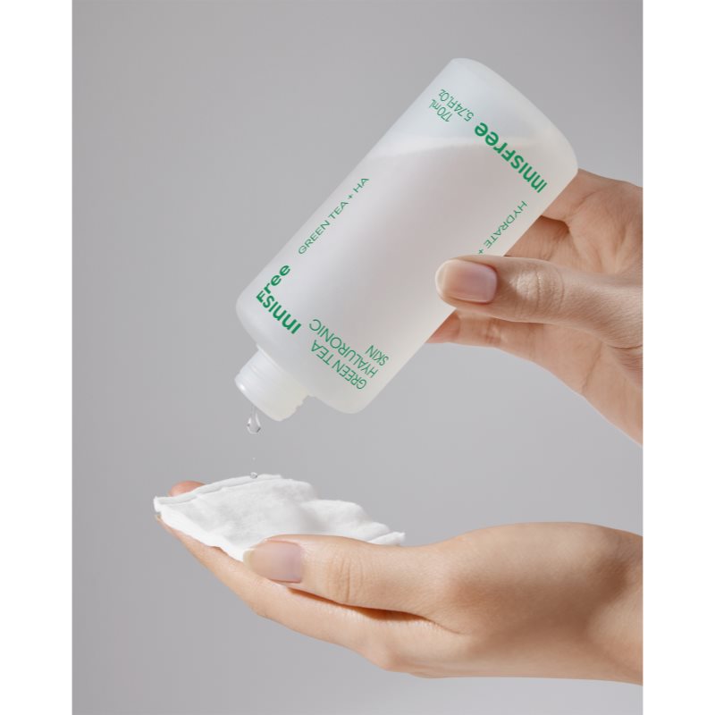 innisfree Green Tea Hyaluronic Toner hydratačné pleťové tonikum na posilnenie kožnej bariéry 150 ml (obrázok 4)