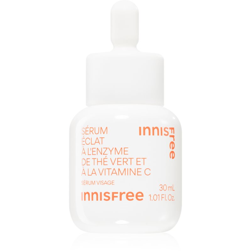 innisfree Green Tea Enzyme Vitamin C Brightening Serum rozjasňujúce sérum s vitamínom C pre zjednotenie farebného tónu pleti 30 ml