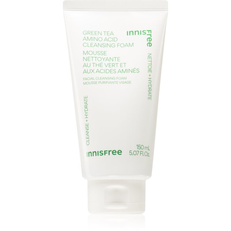 innisfree Green Tea Amino Acid Cleansing Foam jemná čistiaca pena s hydratačným účinkom 150 ml