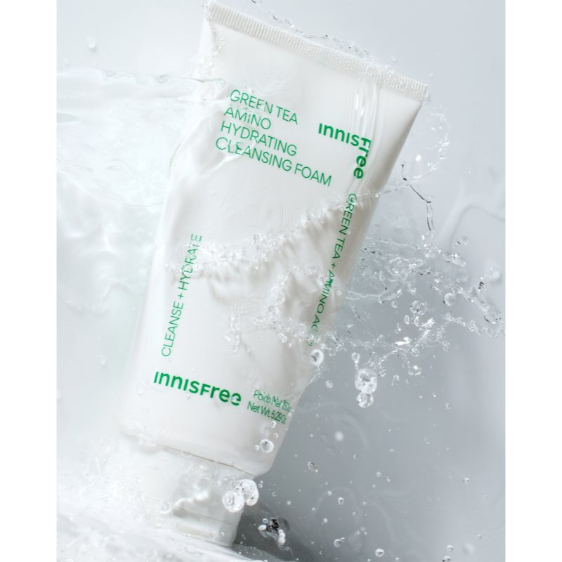 innisfree Green Tea Amino Acid Cleansing Foam jemná čistiaca pena s hydratačným účinkom 150 ml (obrázok 3)