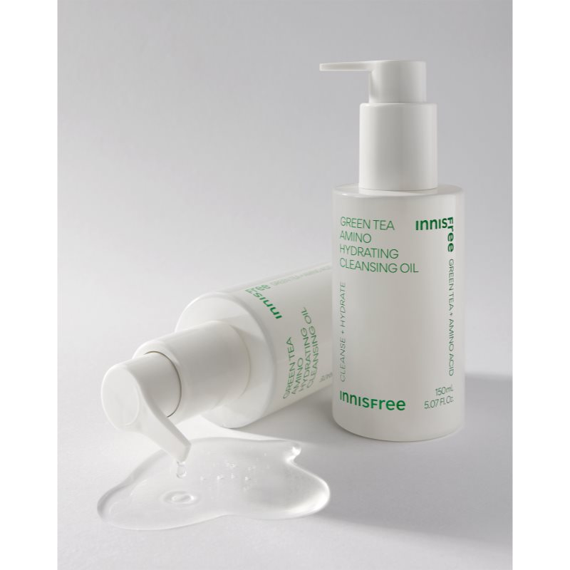 innisfree Green Tea Amino Acid Cleansing Oil jemný čistiaci olej s hydratačným účinkom 150 ml (obrázok 3)