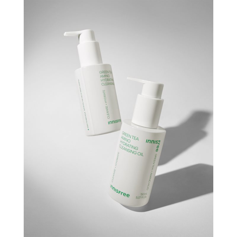 innisfree Green Tea Amino Acid Cleansing Oil jemný čistiaci olej s hydratačným účinkom 150 ml (obrázok 4)