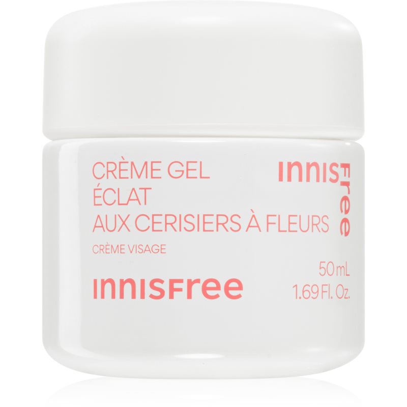 innisfree Cherry Blossom Glow Jelly Cream hĺbkovo hydratačný krém pre rozjasnenie pleti 50 ml