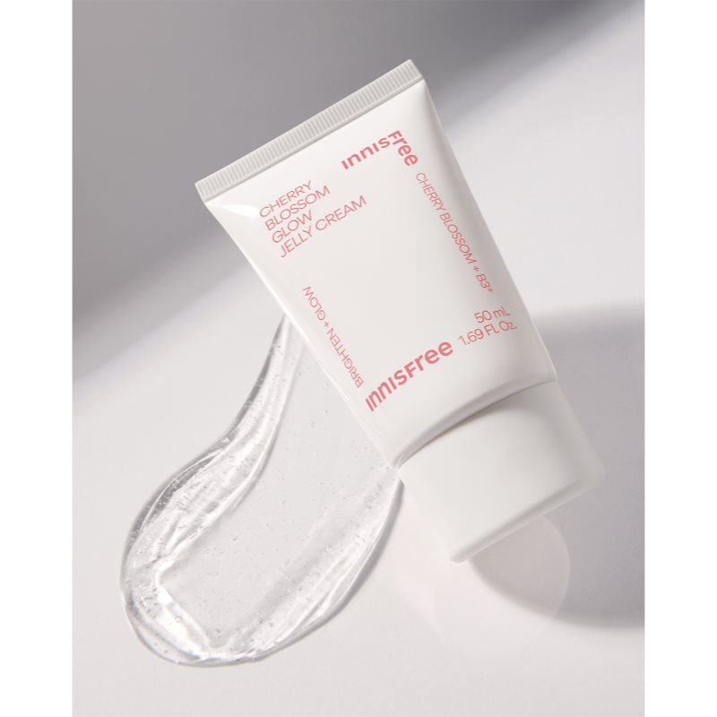 innisfree Cherry Blossom Glow Jelly Cream hĺbkovo hydratačný krém pre rozjasnenie pleti 50 ml (obrázok 4)