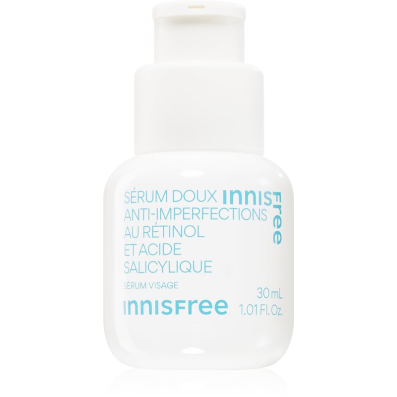 innisfree Gentle Retinol Salicylic Anti-Blemish Serum upokojujúce pleťové sérum proti nedokonalostiam aknóznej pleti 30 ml