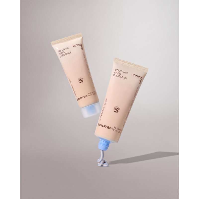 innisfree Volcanic Swirl Pore Mask ílová maska pre hydratáciu pleti a minimalizáciu pórov 110 g (obrázok 3)