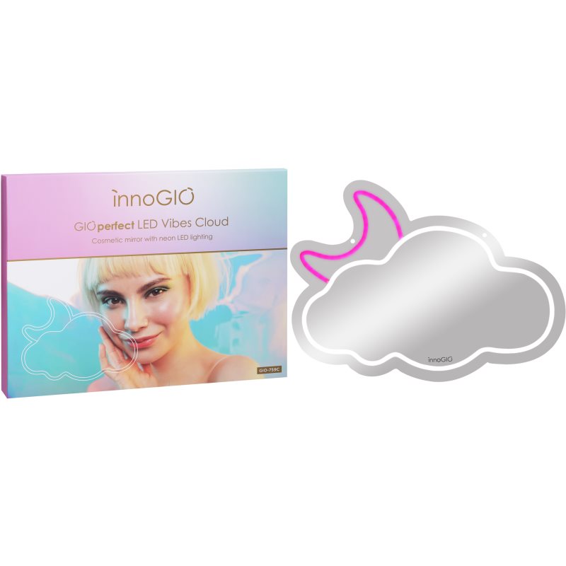 innoGIO Vibes Cloud GIO-759C kosmeettinen peili LED-valolla varustettu 41cm x 28cm x 1cm 1 kpl