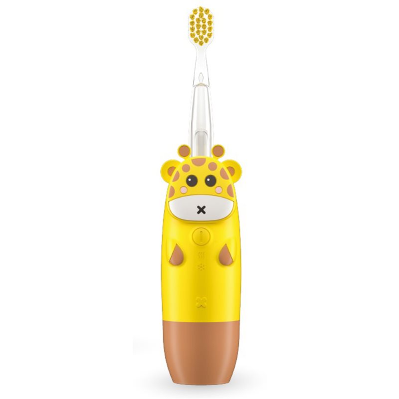 innoGIO GIOGiraffe Sonic Toothbrush Zahnbürste mit Schalltechnologie für Kinder Yellow 1 St.