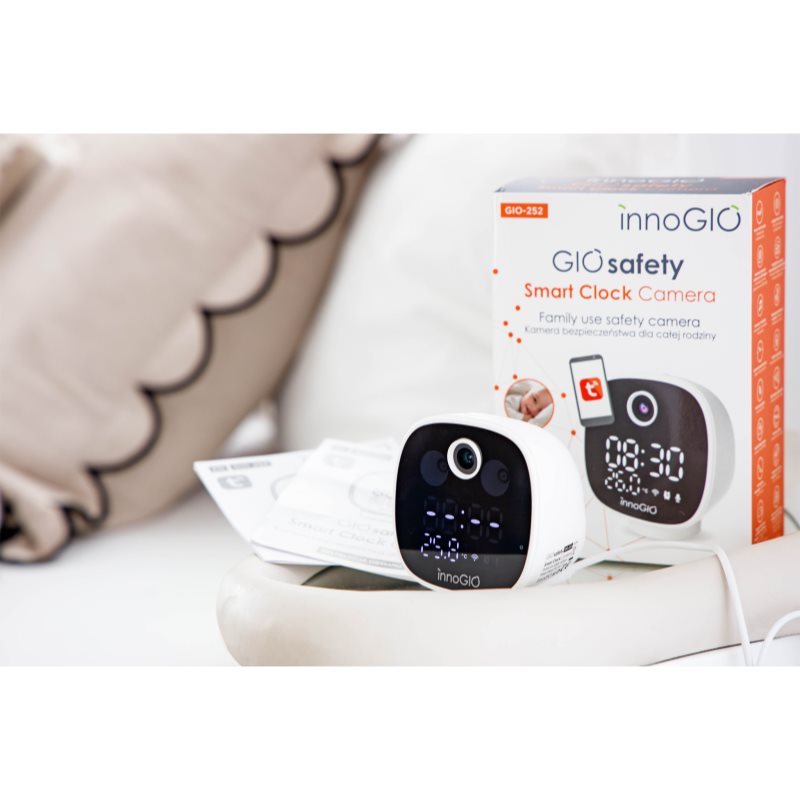 innoGIO GIOSafety Smart Clock domácí Smart Wi-fi kamera 1 ks (obrázek 3)