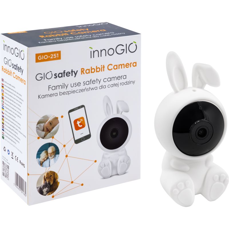 innoGIO GIOSafety Rabbit domácí Smart Wi-fi kamera 1 ks
