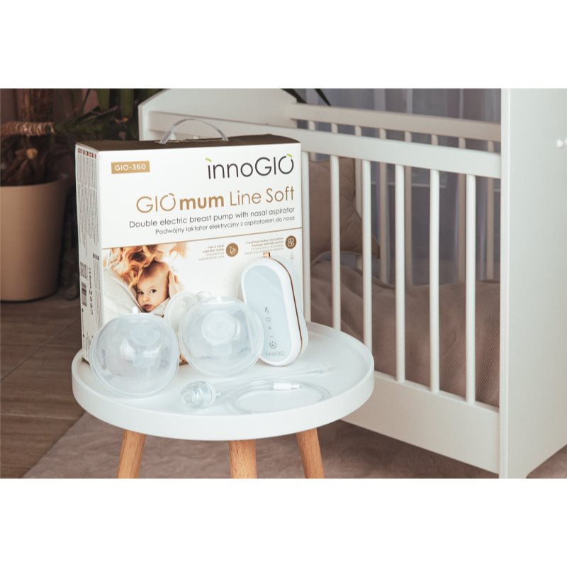 innoGIO GIOmum Line Soft with Nasal Aspirator odsávačka mateřského mléka 1 ks (obrázek 4)