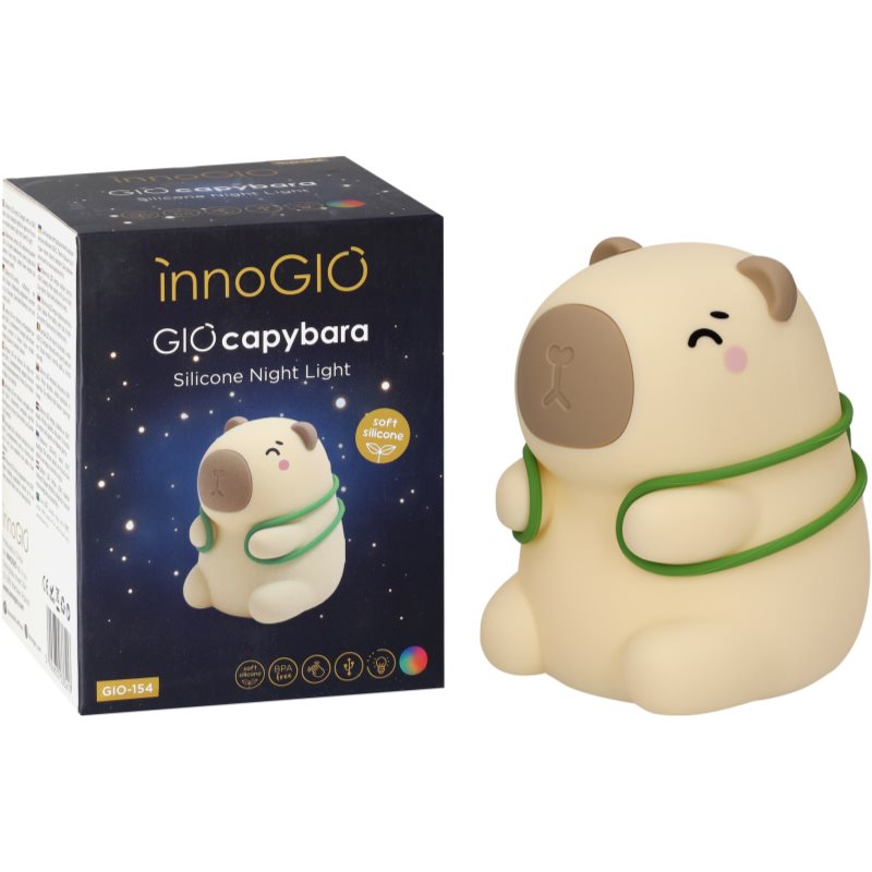 innoGIO GIOcapybara lampada dimmerabile a LED per bambini 1 pz