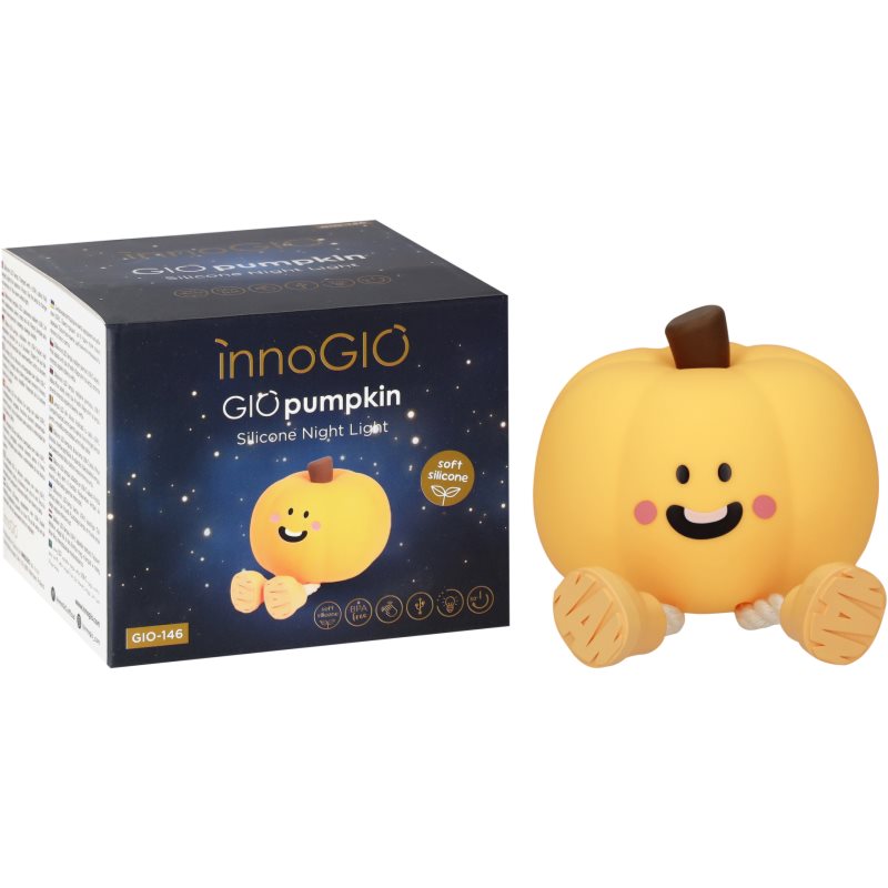 innoGIO GIOpumpkin stmívatelná dětská LED lampička 1 ks