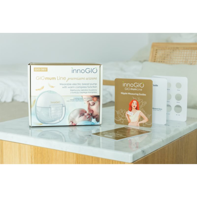 innoGIO GIOmum Line Premium Warm Single odsávačka mateřského mléka 1 ks (obrázek 3)