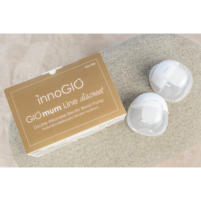 innoGIO GIOmum Line Discreet Double odsávačka mateřského mléka 1 ks (obrázek 3)
