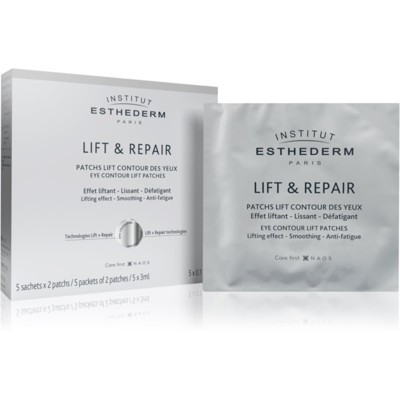 Institut Esthederm Lift & Repair Eye Contour Lift Patches anti-wrinkle undereye plaster 5x2 pc
