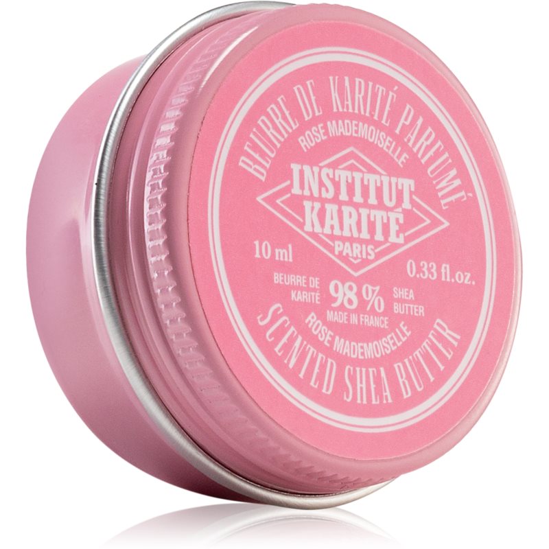 Institut Karité Paris Rose Mademoiselle 98% Scented Shea Butter bambucké máslo s parfemací 10 ml