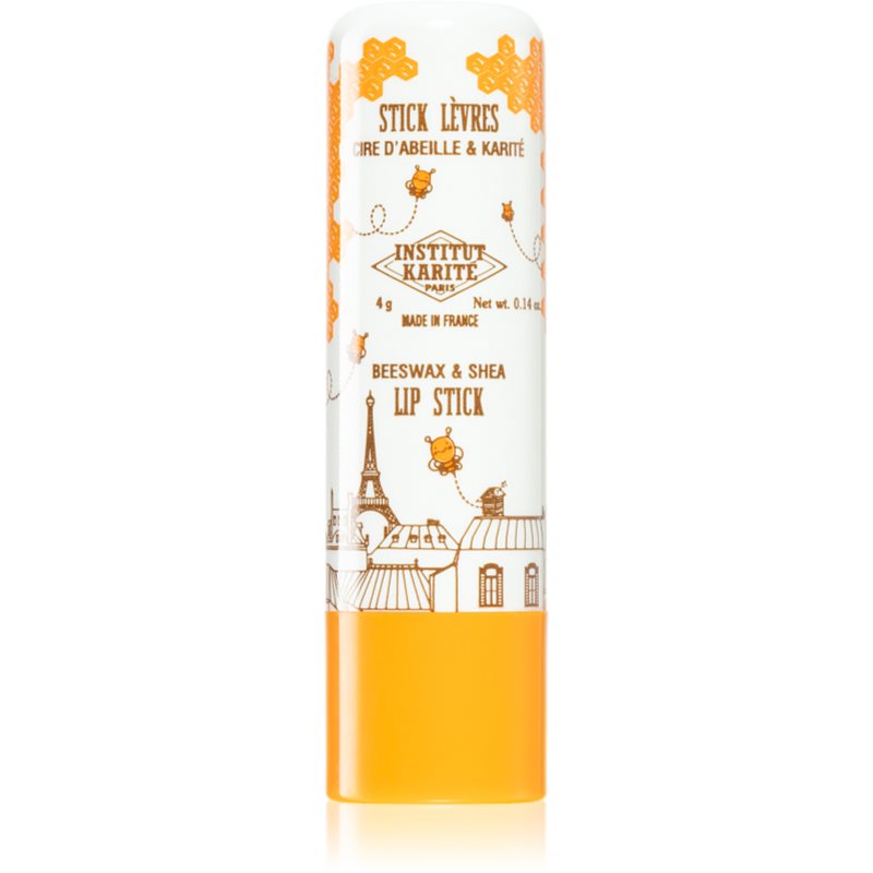 Institut Karité Paris Beeswax & Shea Lip Stick ajakbalzsam bambusszal illattal Vanilla 4 g