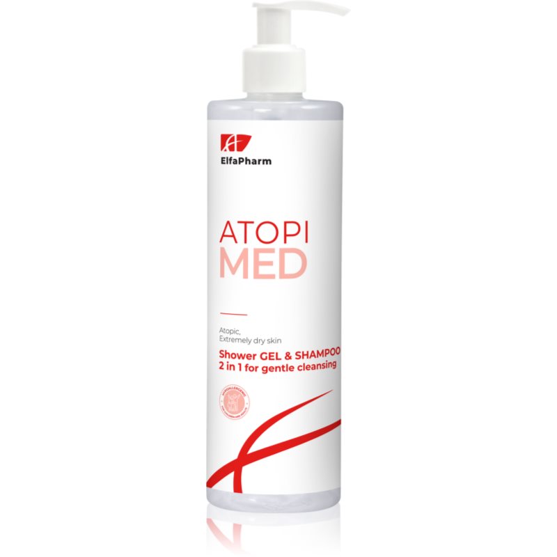 Elfa Pharm Intensive Cosmetic Atopi Med šampón a sprchový gél 2 v 1 pre suchú až atopickú pokožku 400 ml