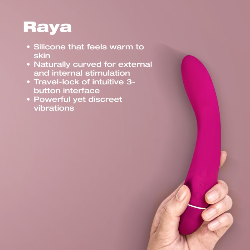 Intimina Raya Personal Massager vibrátor na baterie 19.3 cm (obrázek 3)