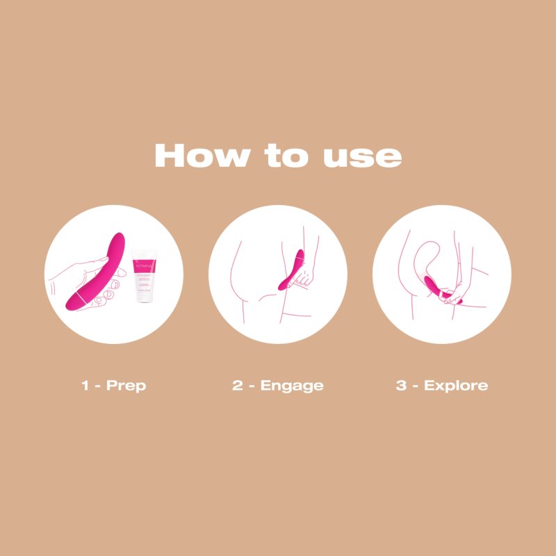 Intimina Raya Personal Massager vibrátor na baterie 19.3 cm (obrázek 4)