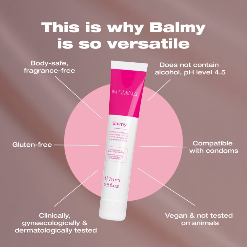 Intimina Balmy krém na intimní hygienu 75 ml (obrázek 3)