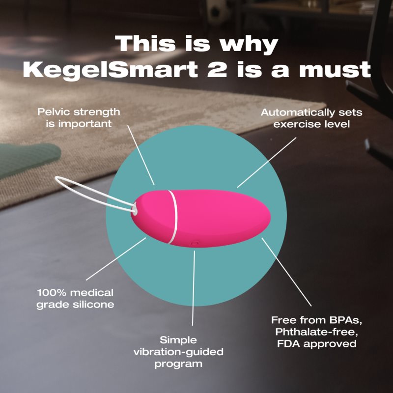 Intimina KegelSmart 2 vaginální trenažér 17 cm (obrázek 5)
