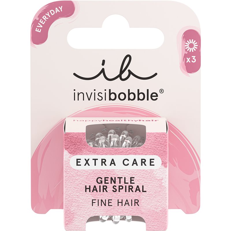 Invisibobble Extra Care Crystal Clear гумки для волосся 3 кс