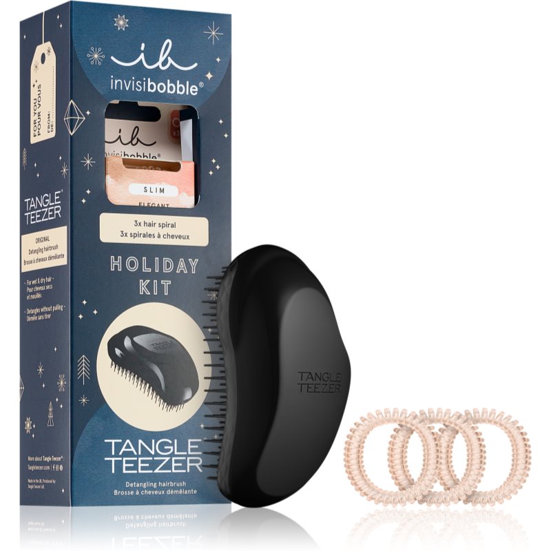 E-shop invisibobble x Tangle Teezer Holiday Kit sada (pro dokonalý vzhled vlasů)