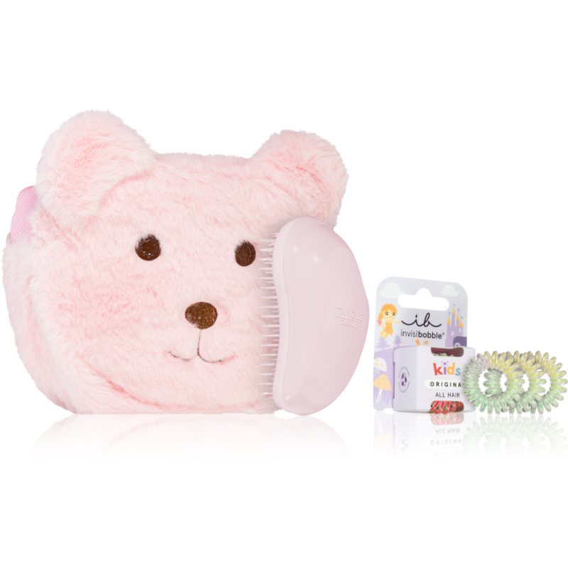 invisibobble Pink Teddy Xmas 2023 ajándékszett gyermekeknek 3 db