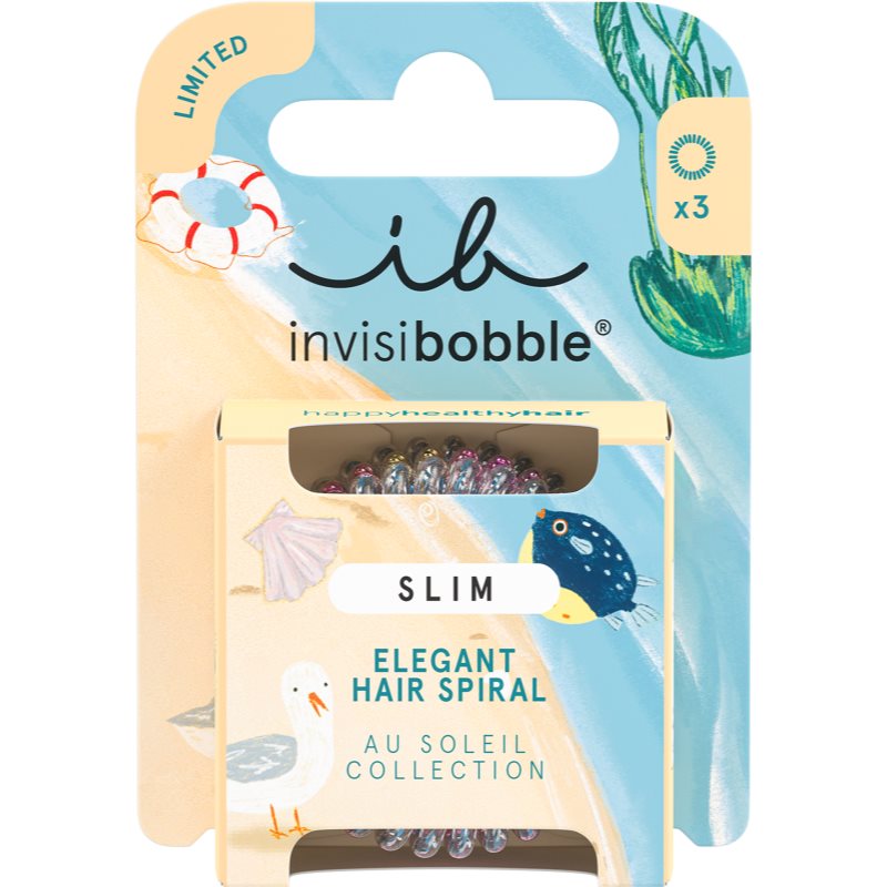 invisibobble Slim Au Soleil Vibrant Vacation Haargummis 3 St.