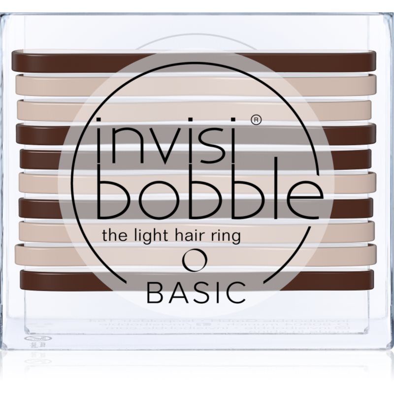 

invisibobble Basic тонкі гумки для волосся Mocca And Cream
