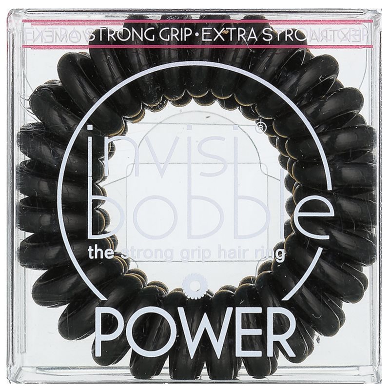 Invisibobble Power Hair Bands True Black 3 Pc