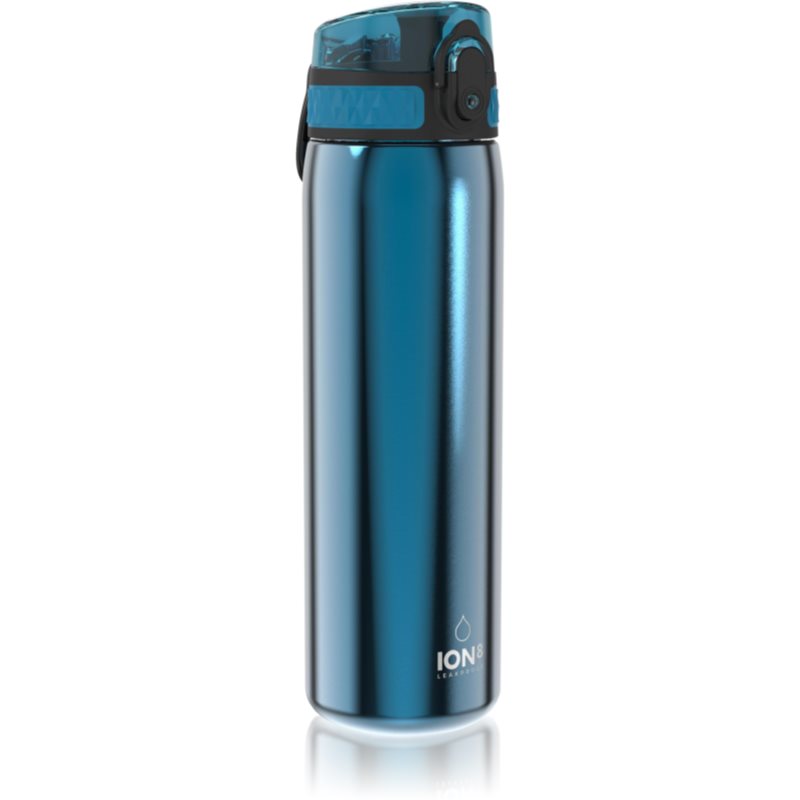 Ion8 One Touch nerūdijančio plieno butelis vandeniui spalva Blue 600 ml