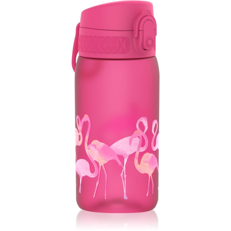 Ion8 One Touch Kids buteliukas vandeniui vaikams Flamingos 350 ml