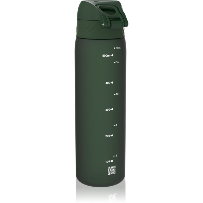 Ion8 Leak Proof Wasserflasche Dark Green 500 ml