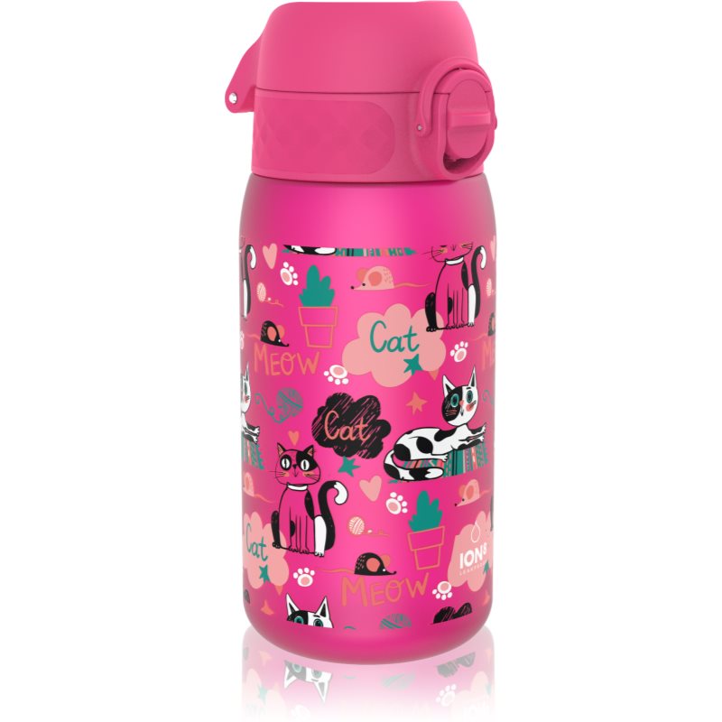 Ion8 Leak Proof bottle for water for children Cats 350 ml
