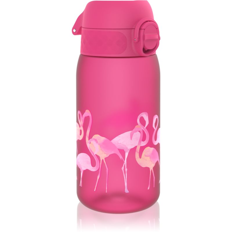 Ion8 Leak Proof lahev na vodu pro děti Flamingos 350 ml