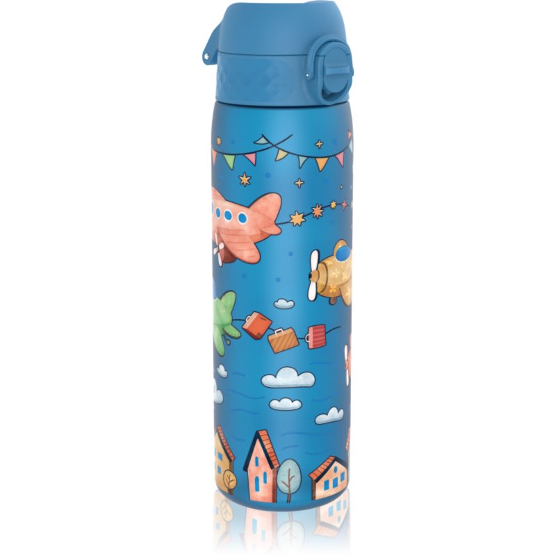 Ion8 Leak Proof vizes palack gyermekeknek Airplanes 500 ml akciós termékkép 1