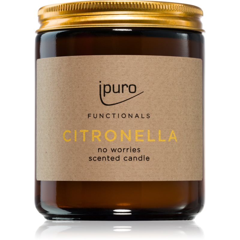 ipuro Functionals Citronella vonná svíčka 200 g