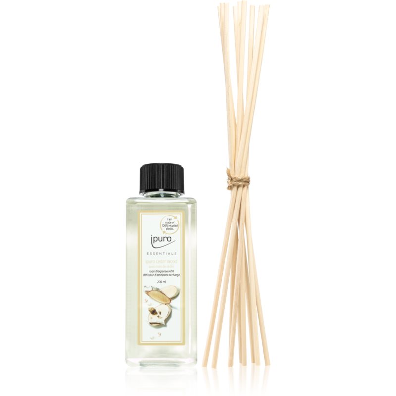 ipuro Essentials Cedar Wood refill för aroma diffuser + Spare Sticks for the Aroma Diffuser 200 ml unisex