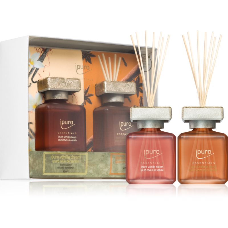 E-shop ipuro Essentials Cinnamon & Vanilla dárková sada 2x50 ml