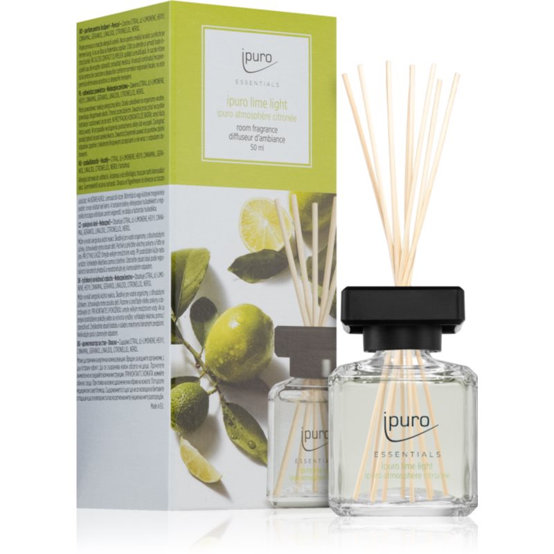 Ipuro Essentials Lime Light Aroma Diffuser With Refill 50 Ml
