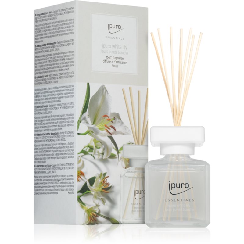 Ipuro Essentials White Lily Aroma Diffuser With Refill 50 Ml